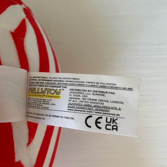 Squishmallows 12" GIANNI the Candy Cane Gnome RARE Plush Christmas Santa - Picture 7 of 7